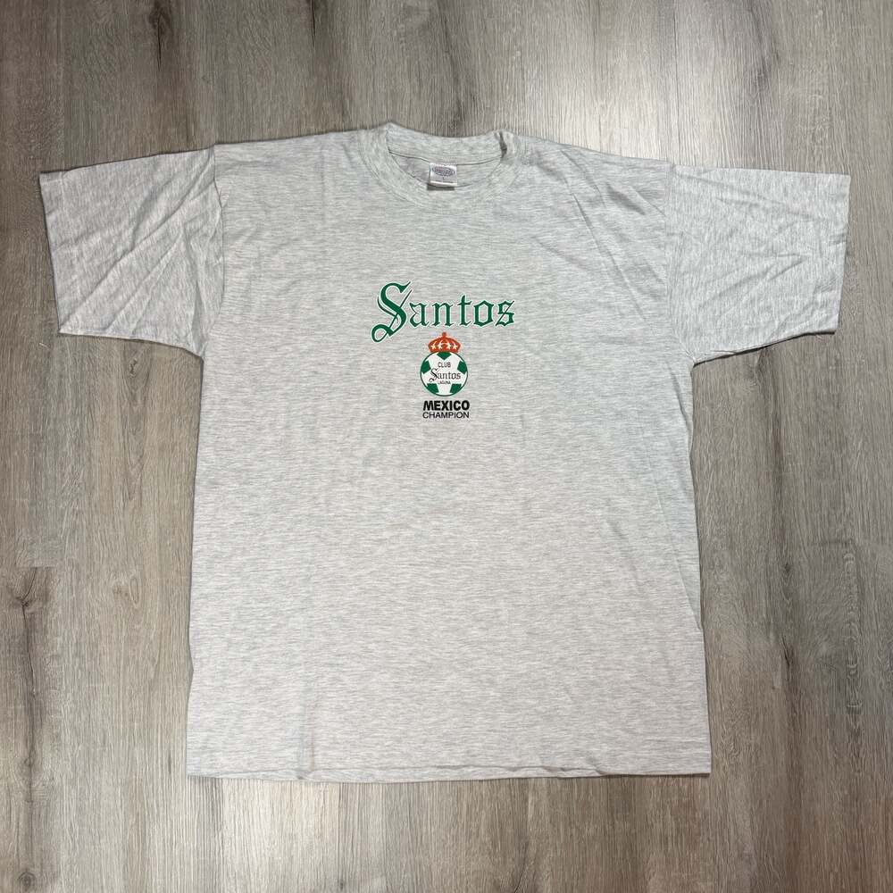 Vintage Club Santos Laguna Mexico Champion Soccer Graphic T-Shirt